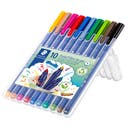 Fiberpenna Triplus Staedtler 1,0 10 st/fp