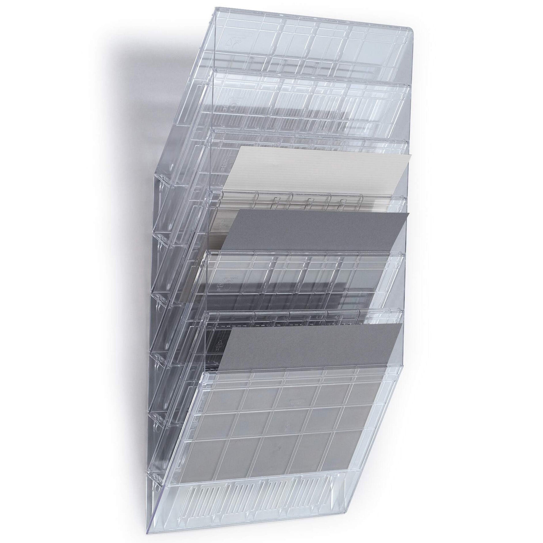 Flexifack  6-fack liggande  transparent