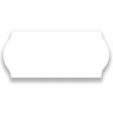 Prismärkningsetikett 26x12 mm G2 vit 6 rullar