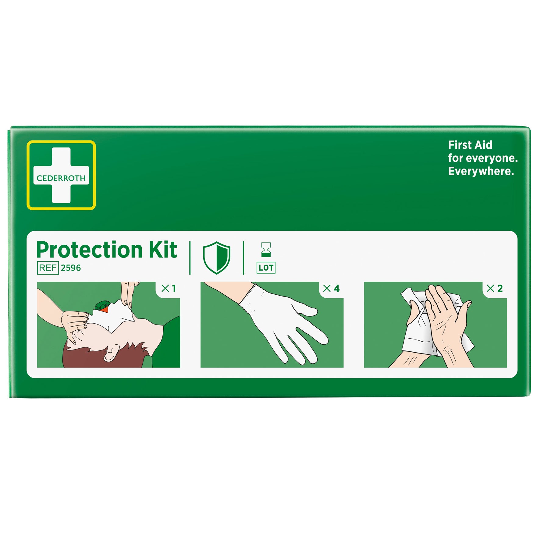 Skyddspaket med handskar  2596