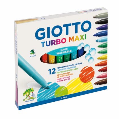 Tuschpennor Giotto Turbo Maxi 12-/24-/48-/108-pack