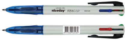 Kulpenna Niceday 4-färg