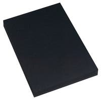 Gladkartong 180g A3 svart 20/fp