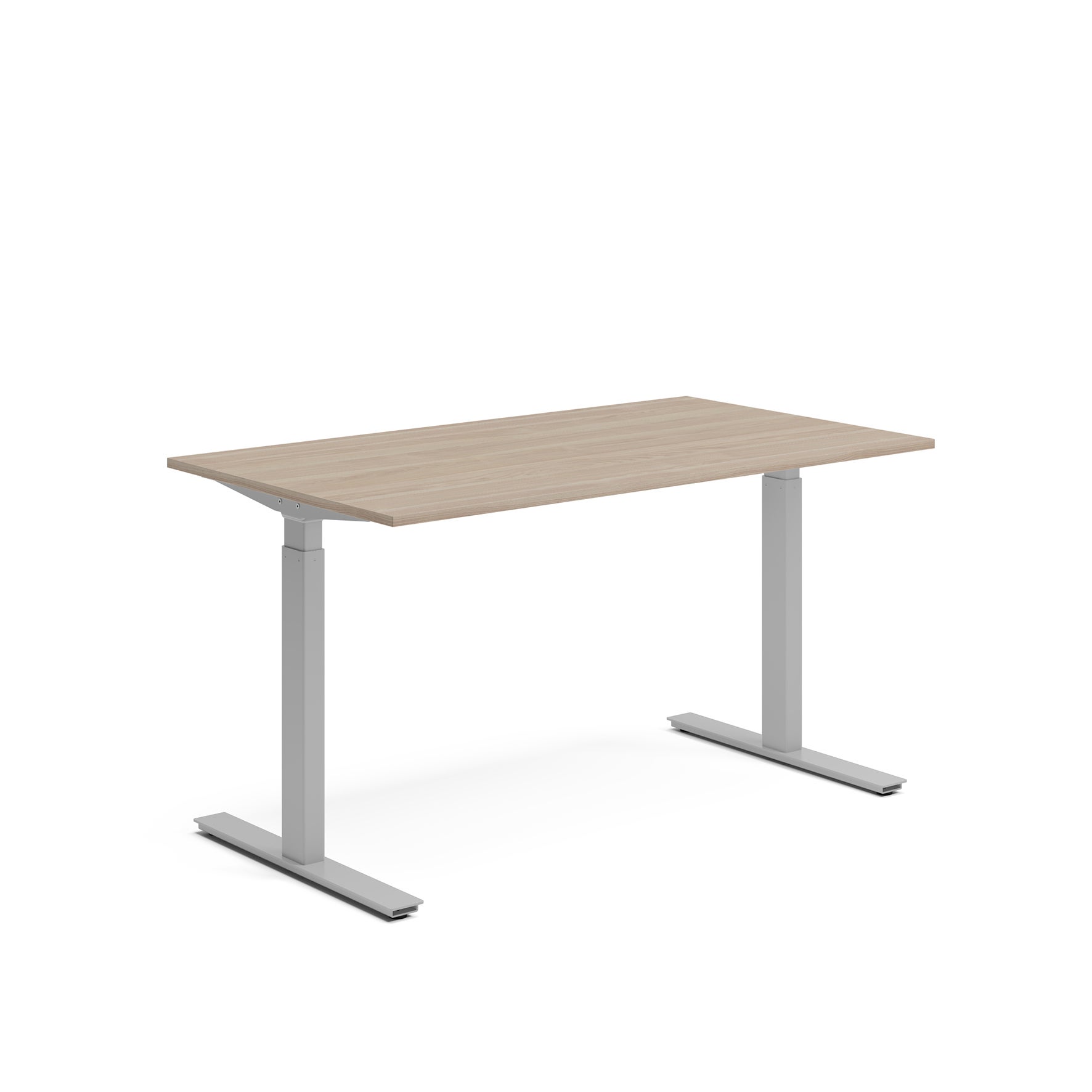 Höj- och sänkbart skrivbord Ergofunk Smart 1400x800 mm Silver underrede