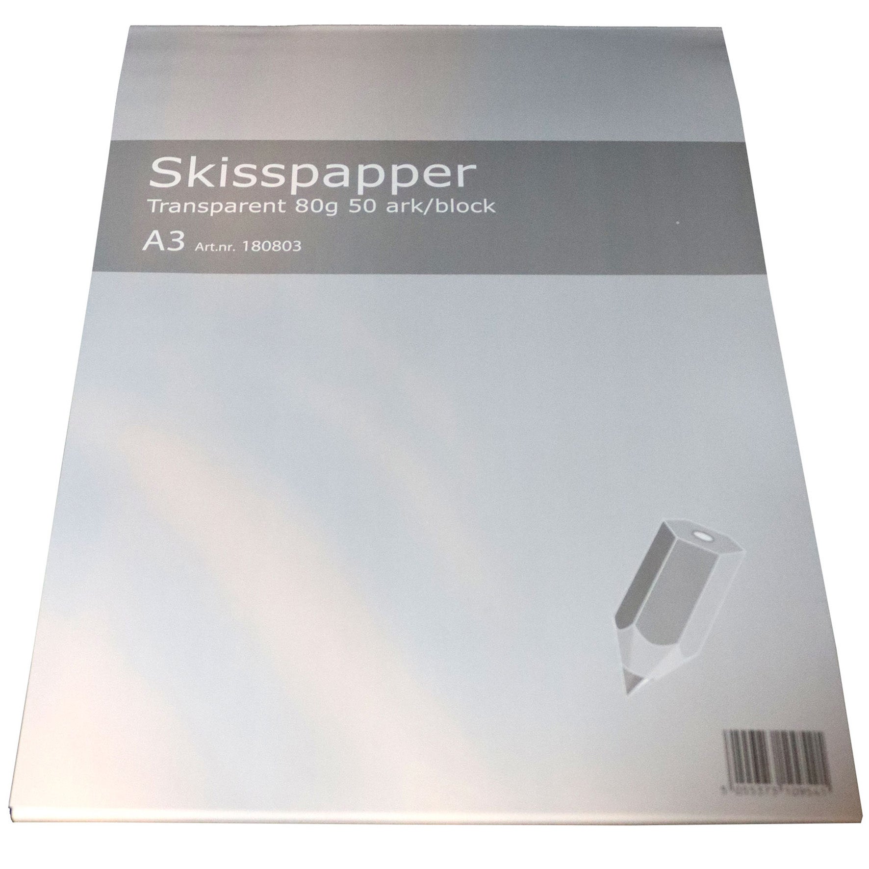 Skisspapper i block 80g