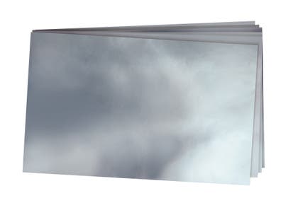 Metallkartong 50x35cm silver 10/fp