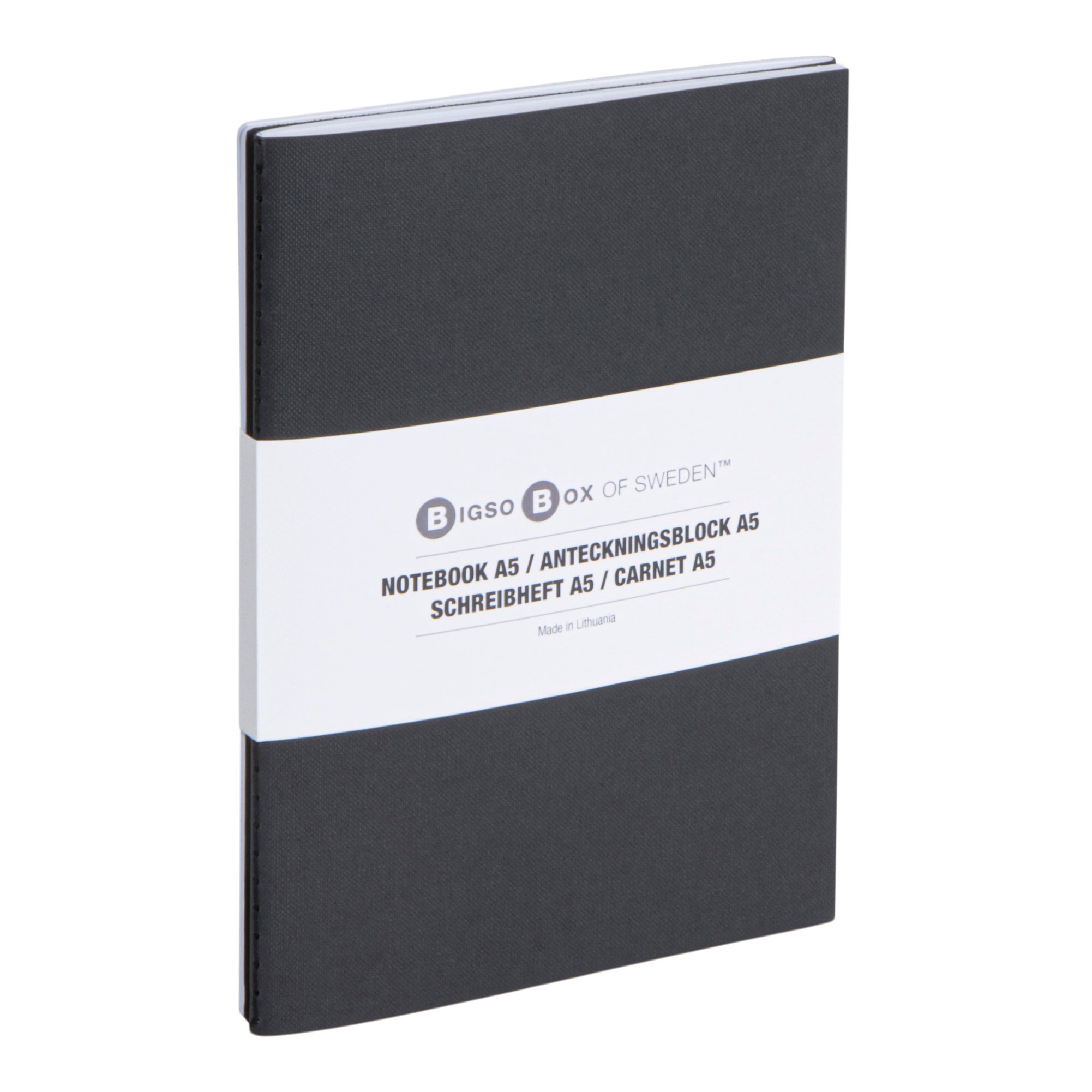Anteckningsbok Bigso grå 2-pack Flera varianter