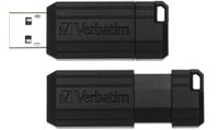 USB Verbatim Pinstripe 16GB Svart