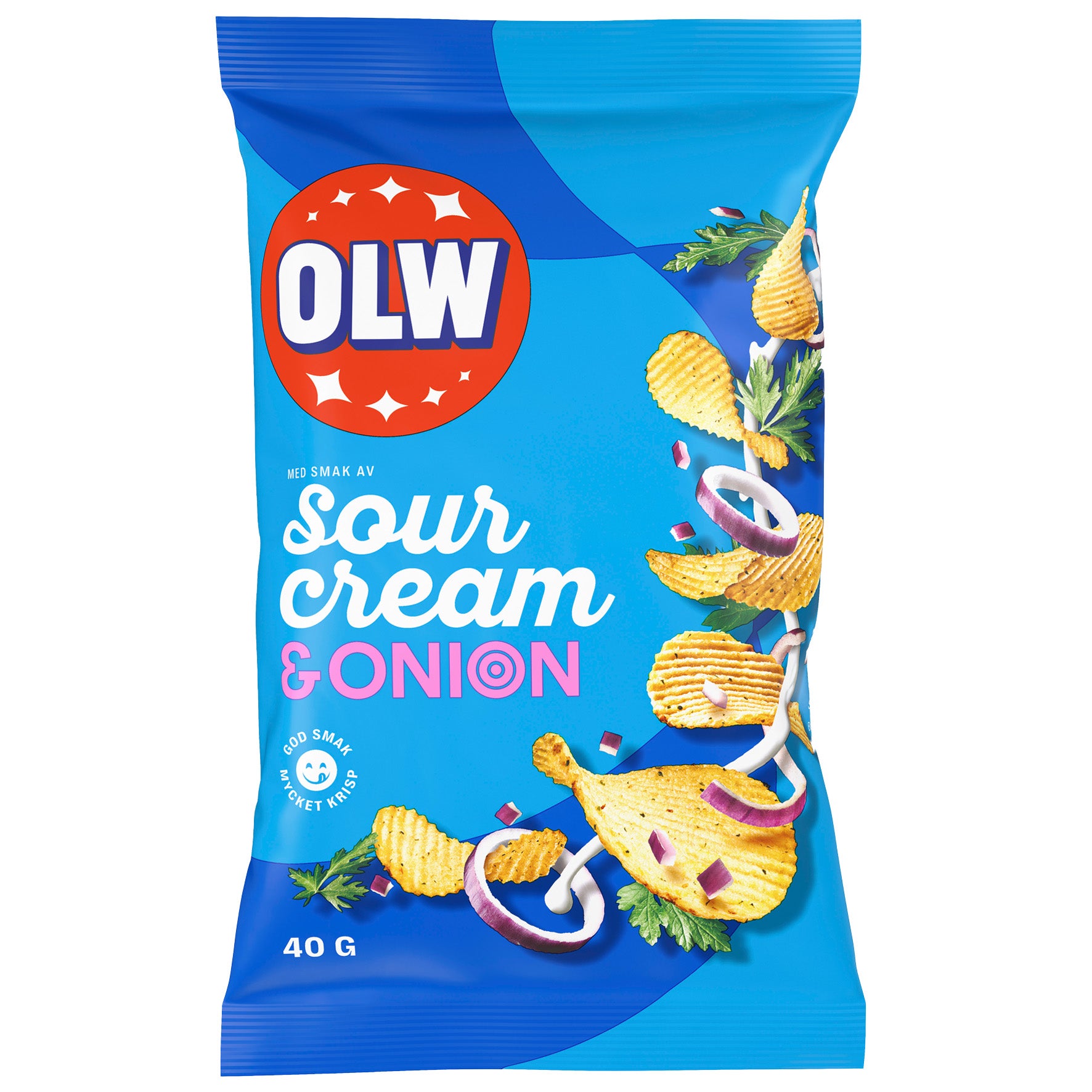 Chips OLW Sourcream & Onion 20x40 g