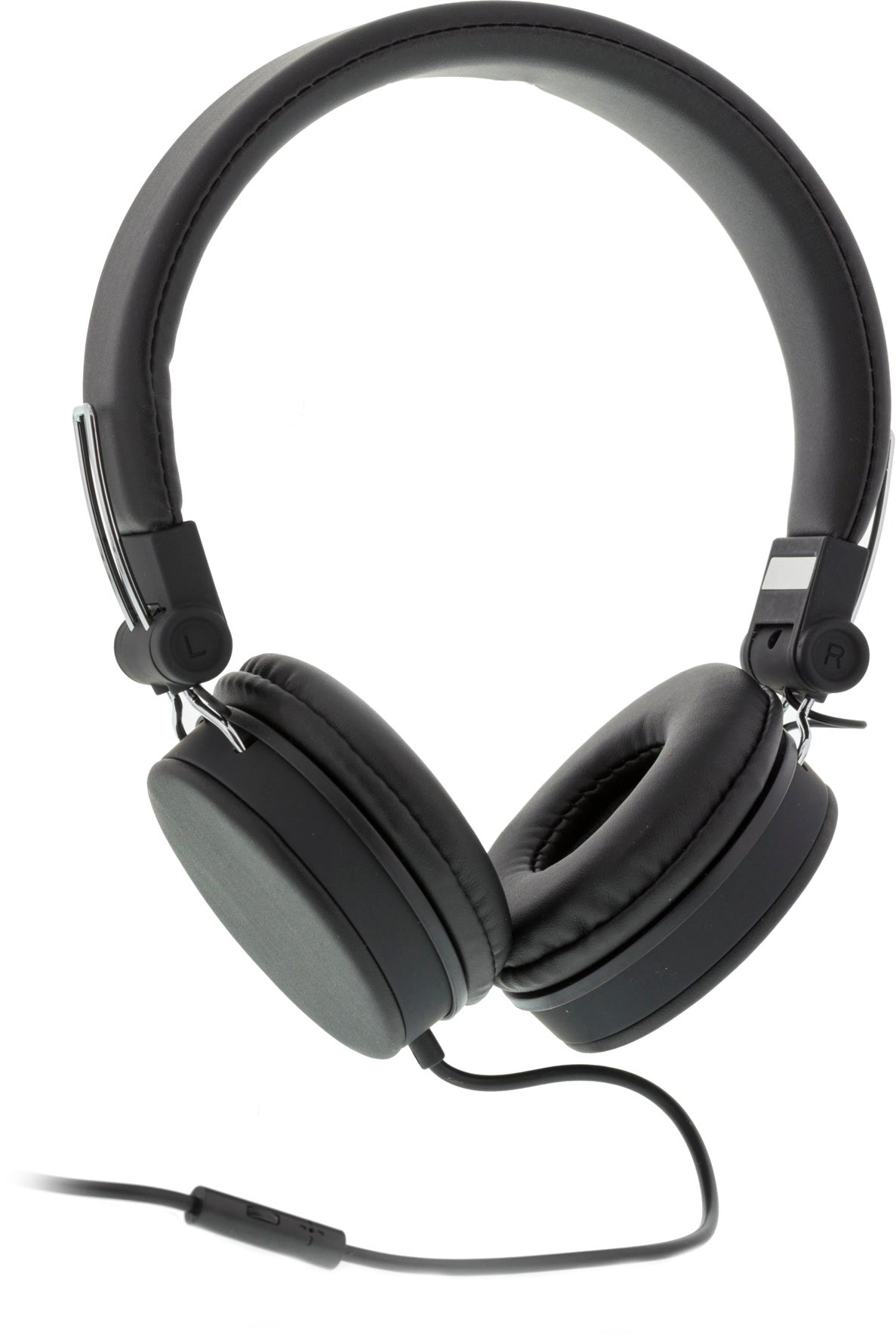 Hörlurar on-ear trådade HL-W202 svarta