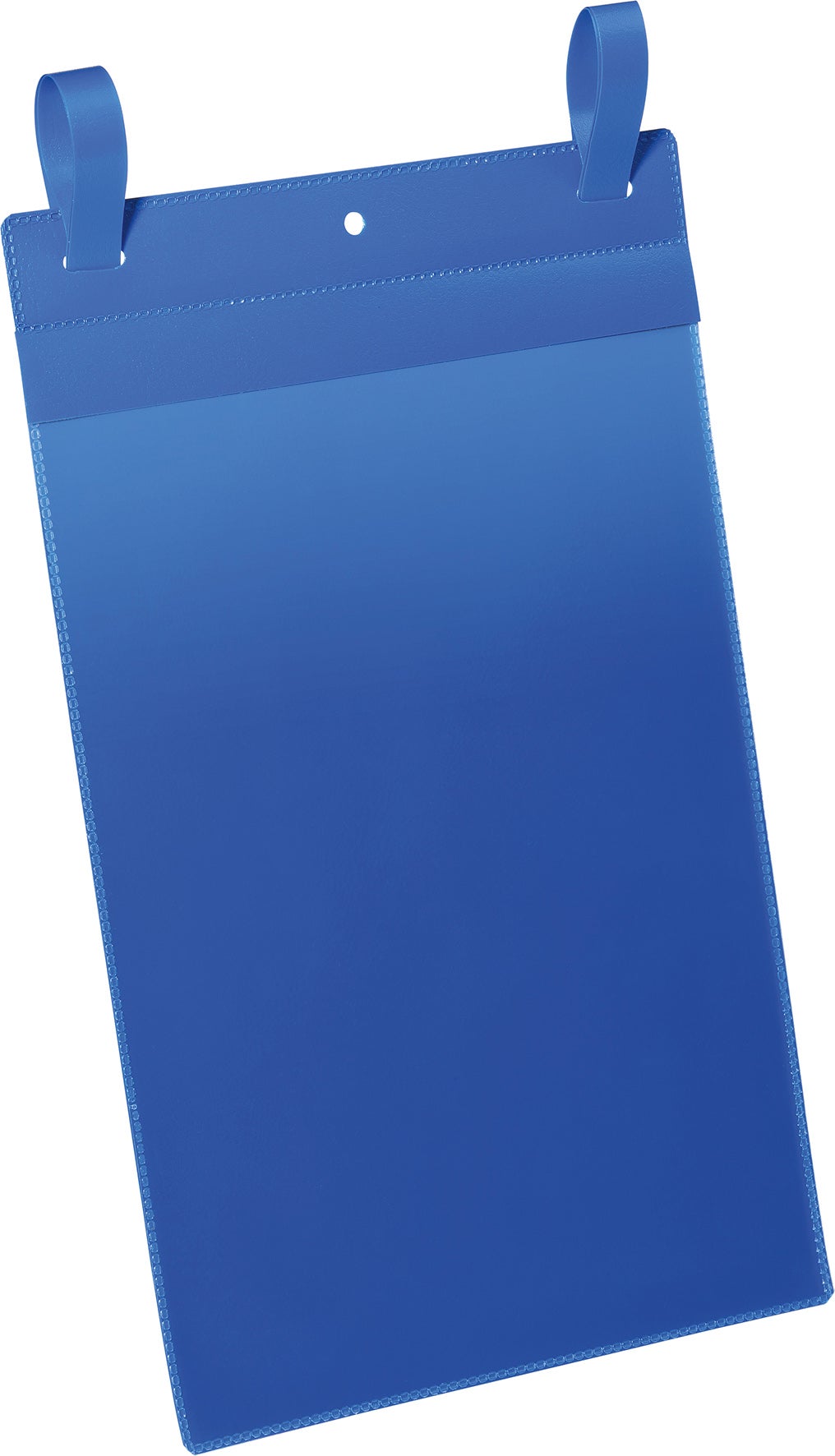 Plastficka A4S med fästband blå 50 st/fp