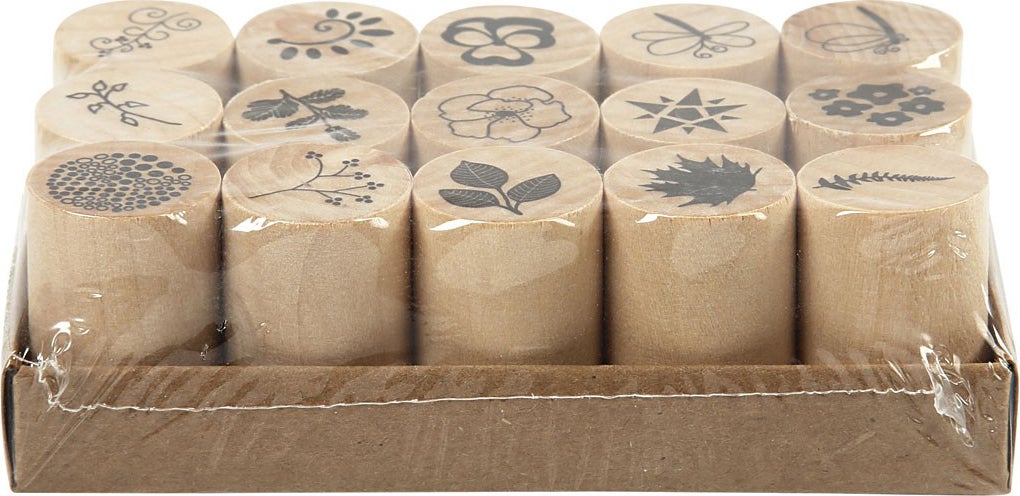 Gummistämplar Deco Art 15 st/fp