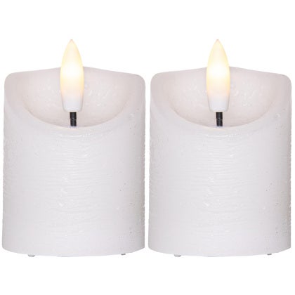 Blockljus LED Flamme 2-pack