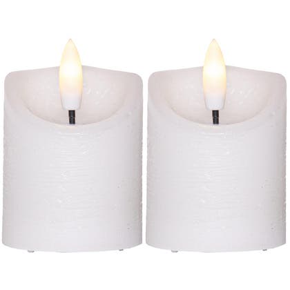 Blockljus LED Flamme 2-pack