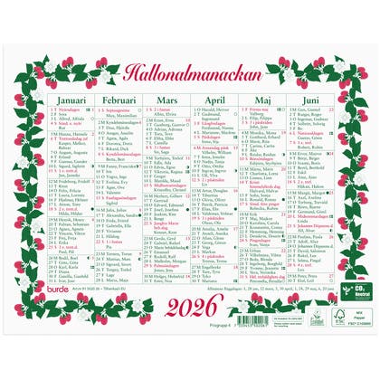 Lilla Hallonalmanackan 2026