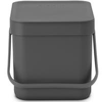 Avfallshink Sort&Go Grå 6 l