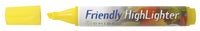 Överstrykpenna Friendly gul