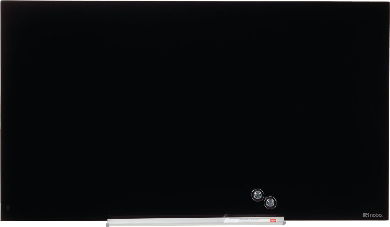 Glastavla Nobo 993 x 559 mm svart
