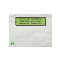 Packsedelskuvert papp C6 med tryck 1000 st/fp