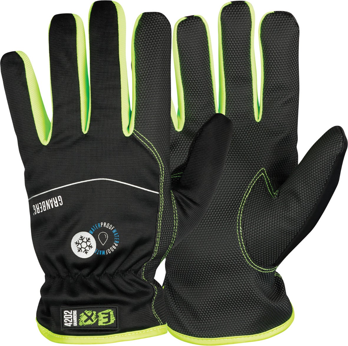 Montagehandskar EX varmfodrade Touchscreen kompatibla stl. 7 Granberg