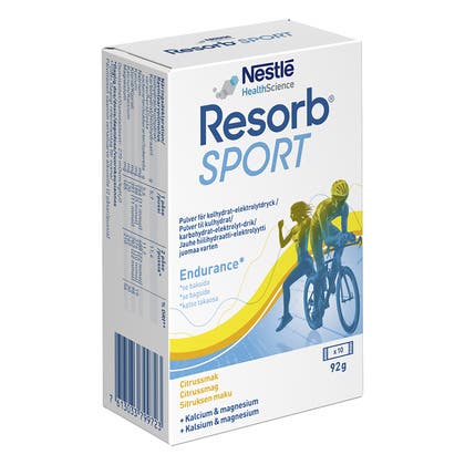 Vätskeersättning Resorb dospåse Sport Citrus 10 st/fp