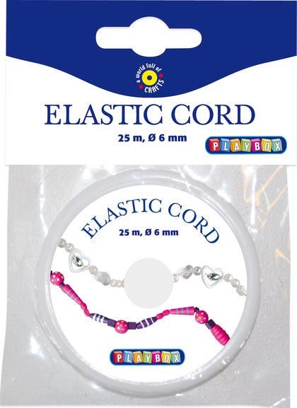 Smyckestråd elastisk 0,6mm 25m