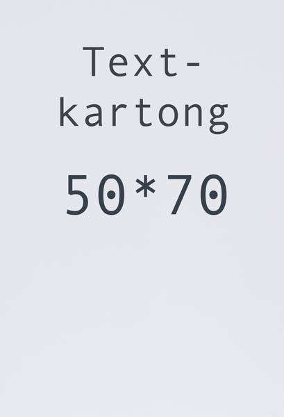 Kartong 50x70 cm vit 10 st/fp