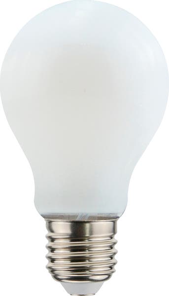 LED Filament normal E27 7W opal dimbar