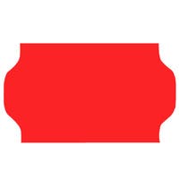 Prismärkningsetikett 32x19 mm G2 röd 5 rullar