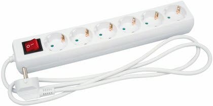 Grenuttag 6-vägs brytare 1,5 meter