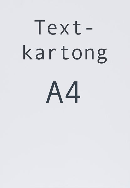 Kartong A4 vit 5 st/fp