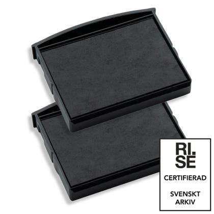 Dynkassett Colop E/2100 svart 2 st/fp