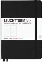 Anteckningbok A5 dot Black