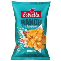 Chips Estrella Ranch & Sourcream 18x275 g