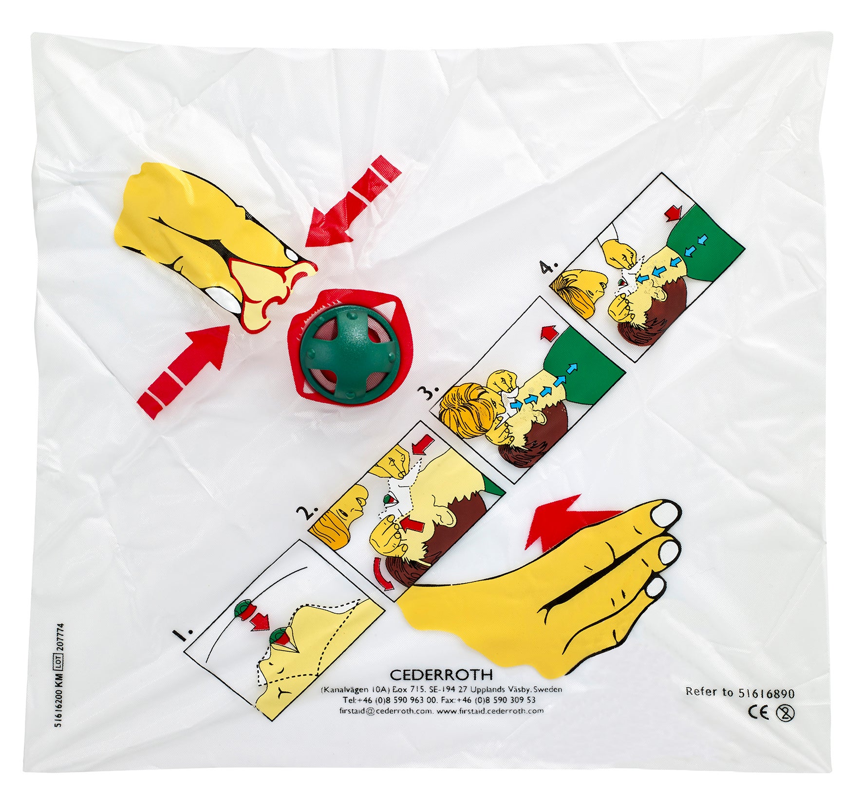 Andningsmask med backventil 1921