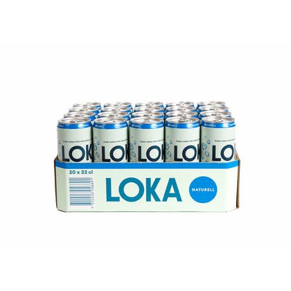 Kolsyrad vatten Loka 33cl sleek can Inkl.pant