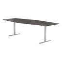 Konferensbord 2800 x 1200 mm Mörk ask/Silver