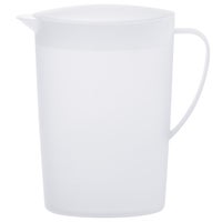 Kanna med lock 2 liter transparent