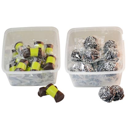 Punchrullar/chokladbollar singelpackade