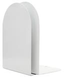 Bokstöd metall vit 2/fp