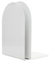 Bokstöd metall vit 2/fp