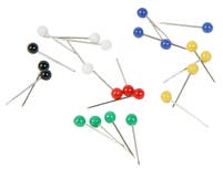 Kartnålar 4/20 vit 100 st/ask