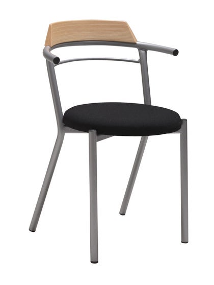 Stol Stålis svart Lanab