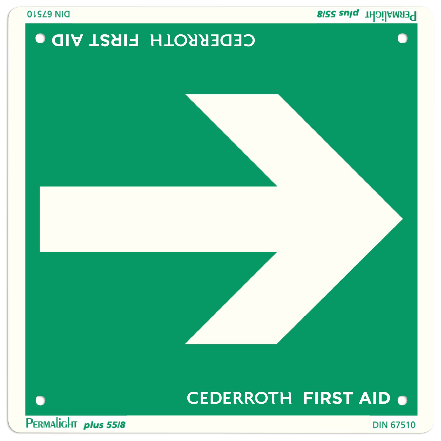 Skylt Första Hjälpen Pil 1735