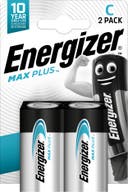 Energizer Batteri Max Plus Alkaliskt C 2-pack