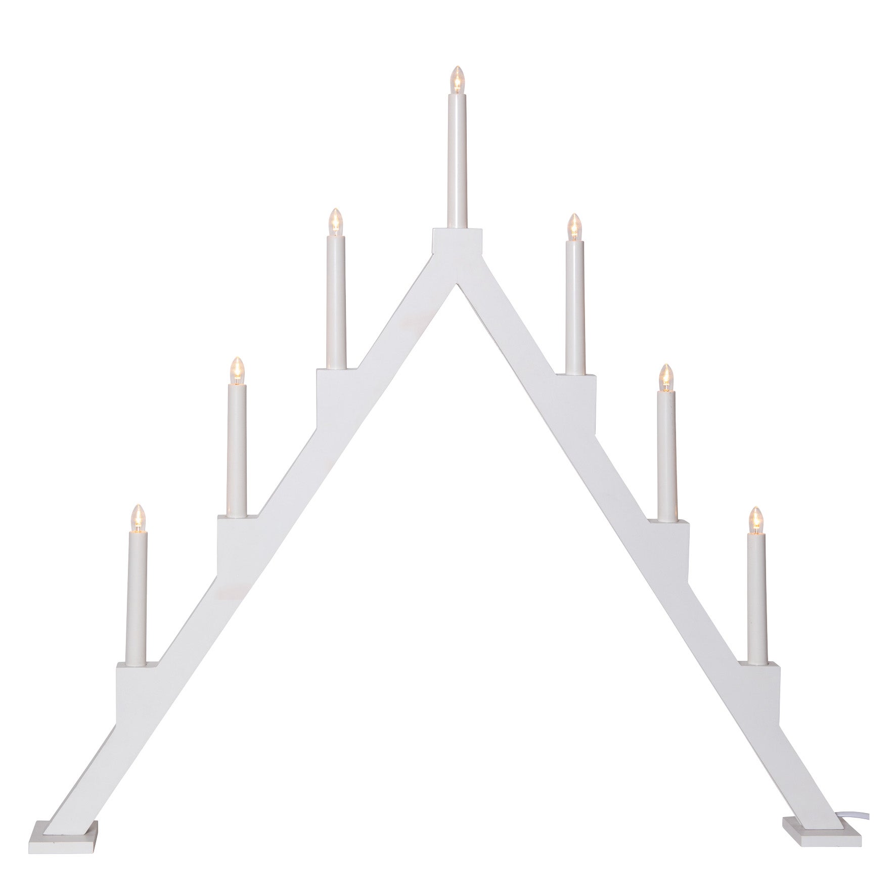 Elljusstake Torpa 7 LED 71 cm vit