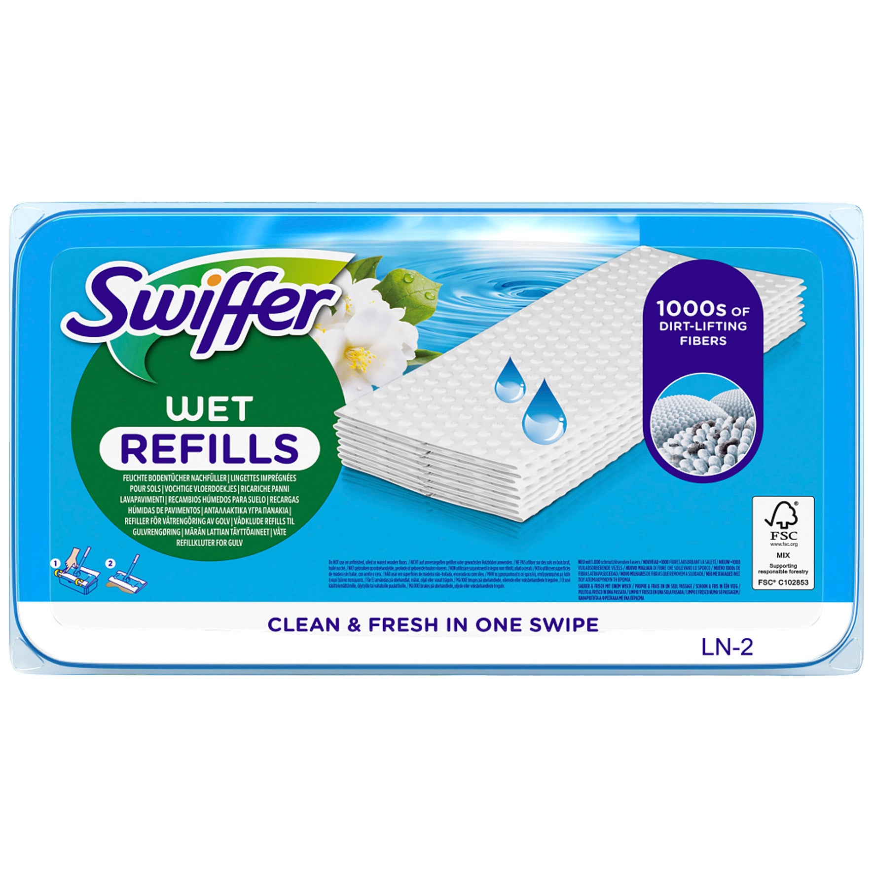 Golvdukar Swiffer Våta Refill 24-pack Morning Fresh