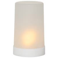 Lykta frostad LED 14,5 cm