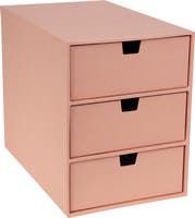 3-lådsbyrå Ingrid rosa Bigso