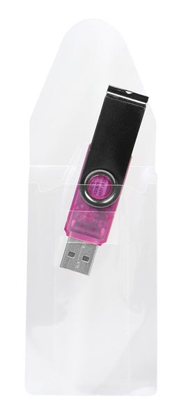 USB ficka självhäftande 10 st/fp